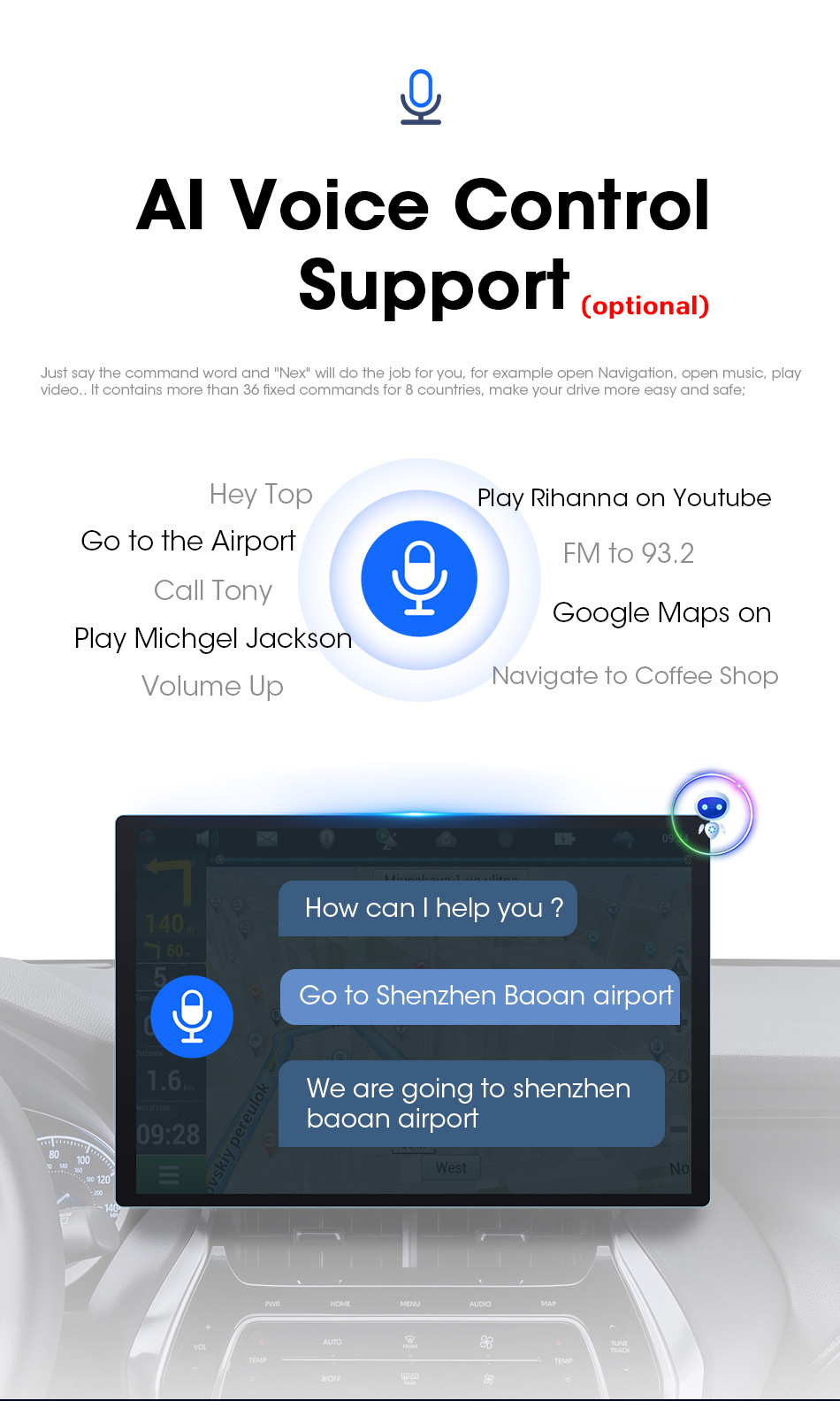 车载智能新升级 13寸2K大屏安卓导航机，支持360全景与无线CarPlay，打造全场景驾驶体验